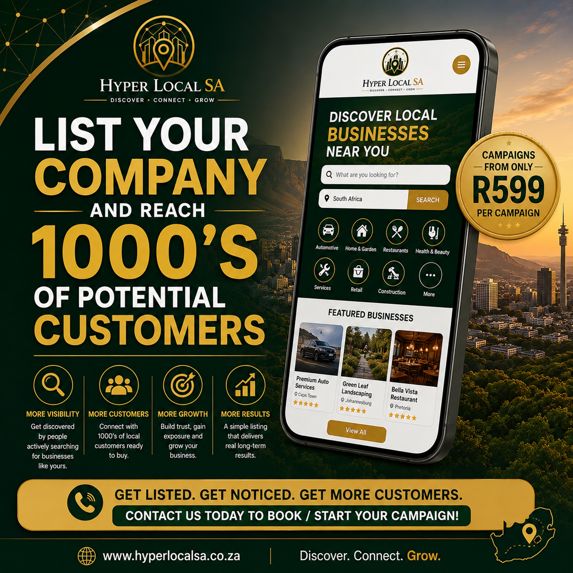 ADVERTISE & STAND A CHANCE TO WIN R1,000 CASH!