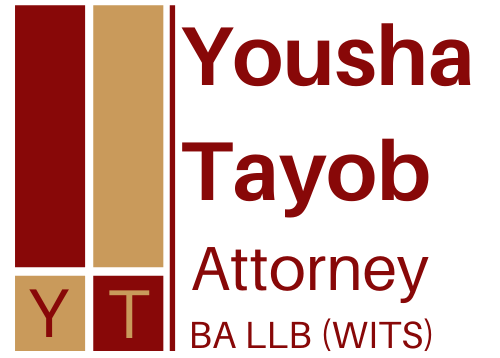 Yousha Tayob Attorney – Johannesburg